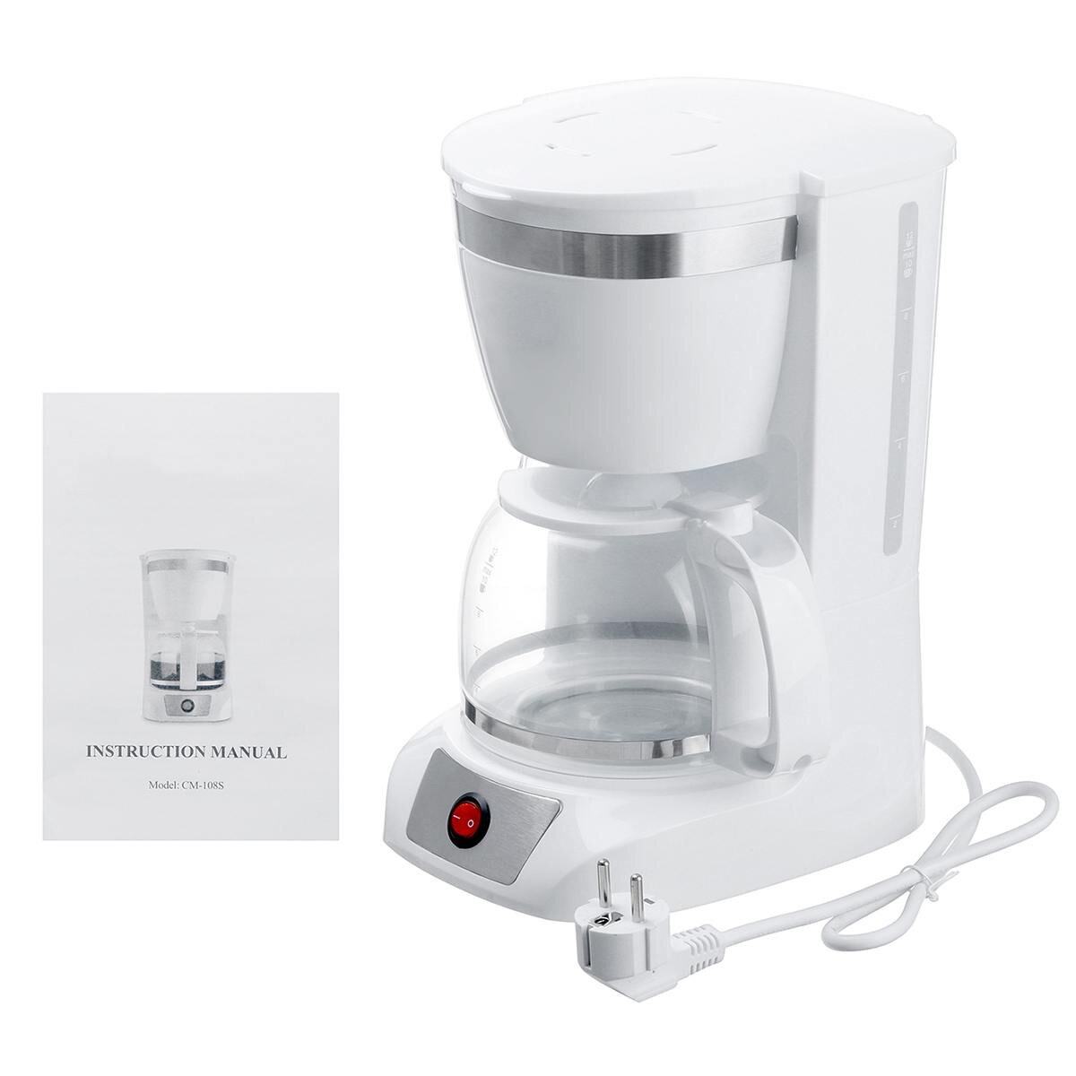 950W Automatic Coffee Maker Machine Cordless Electric Coffee Pot Food Grade Moka Coffee Kettle for 220V1500ml