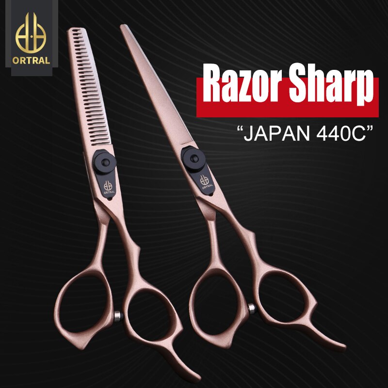 3 Kleuren Japan 440C 6 Inch Snijden Dunner Styling Tools Set Haar Schaar Professionele Kapper Schaar