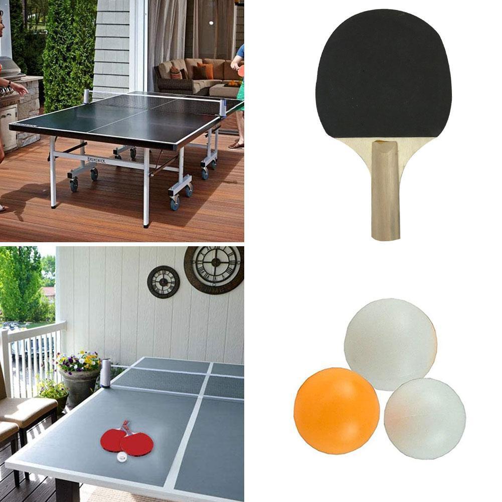 Plastic table tennis racket 2 racket 3 ball table tennis racket Yang rubber set racket Muzheng H8I2
