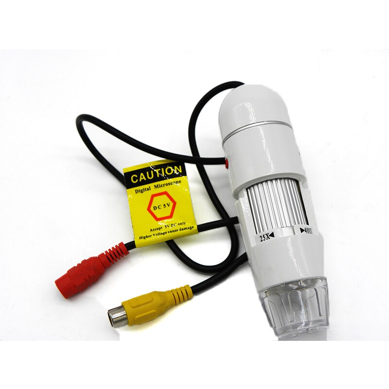 400X-1000X USB Microscope Coms Sensor TV/AV Interface Digital Microscope for Electronics With 8 LEDs Bracket