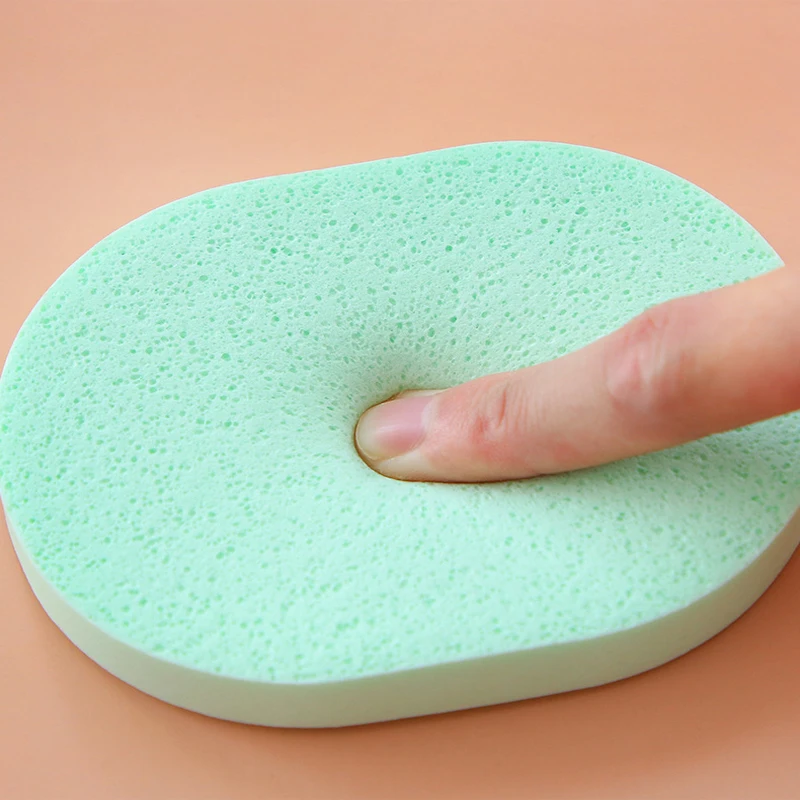 5/10pcs strumenti per la rimozione del trucco rotondi per il viso spugna per lavaggio naturale tampone compresso soffio cosmetico strumento per la pulizia del lavaggio del viso