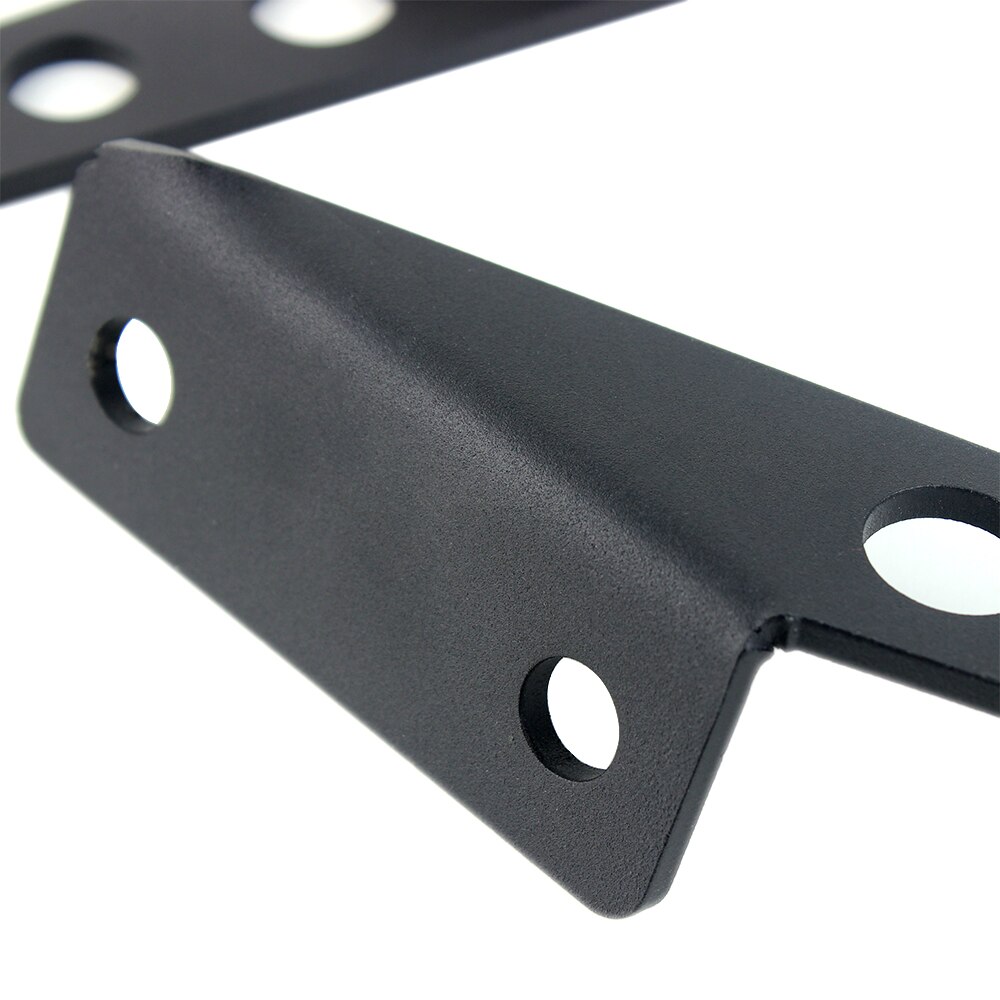 Barra de luz Led para montaje de capó, Kit de soportes de moución delantera para parabrisas para Jeep Wrangler JL , accesorios para coche, 1 par