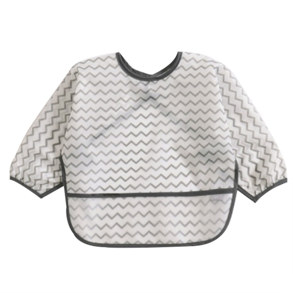 Baby Slabbetjes Jongens Meisjes Baby Tops Waterdichte Cartoon Lange Mouw Unisex Peuter Kleding: NO.6 / M