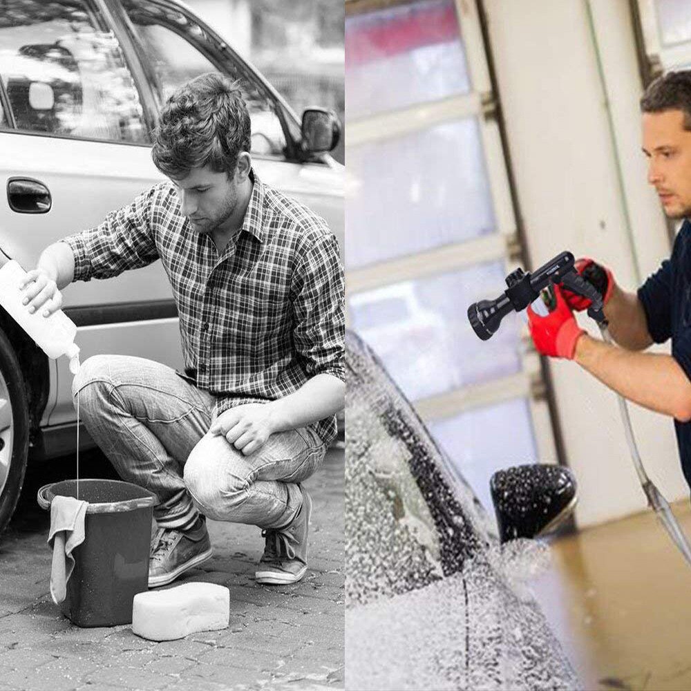 Pressure Washer Foam Car Washer Sprayer Garden Hose Nozzle Sprayer With 8 modes For Car Plants Sanitizer Sprayer