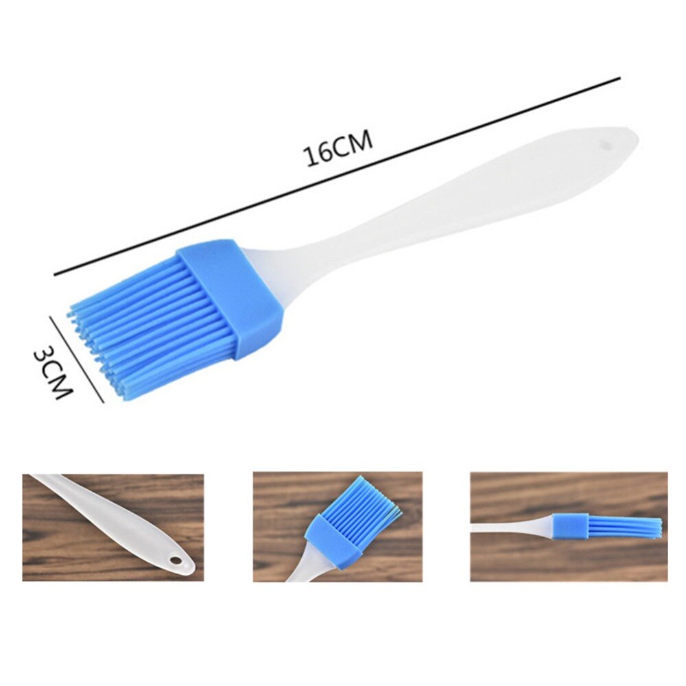 1PC Silicone Non-toxic Oil Brush Baking Bakeware Basting Brush Cook Pastry Oil BBQ Tools 16*3cm