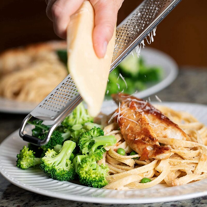 Lemon Zester & Cheese Grater - Rust-Free Stainless Steel Razor Sharp Blades-Perfect to Zest & Shred Cheese,Citrus Fruit