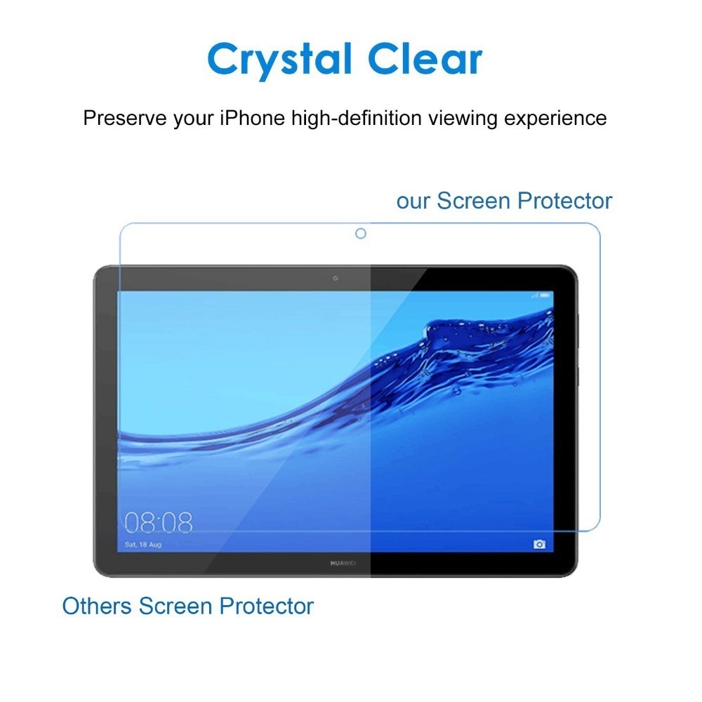 Paquete de 3 protectores de pantalla LCD transparente para Huawei MediaPad T5 AGS2-W09 W19 AGS2-L03 L09 de 10,1 pulgadas, Protector de pantalla antiarañazos para tabletas