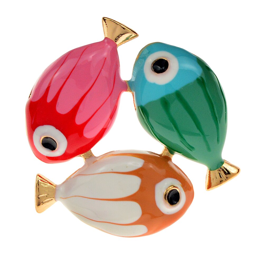 Cindy Xiang Kleurrijke Enamel Kleine Vis Broches Voor Vrouwen Leuke Cartoon Dier Pin Kids Accessoires 2022