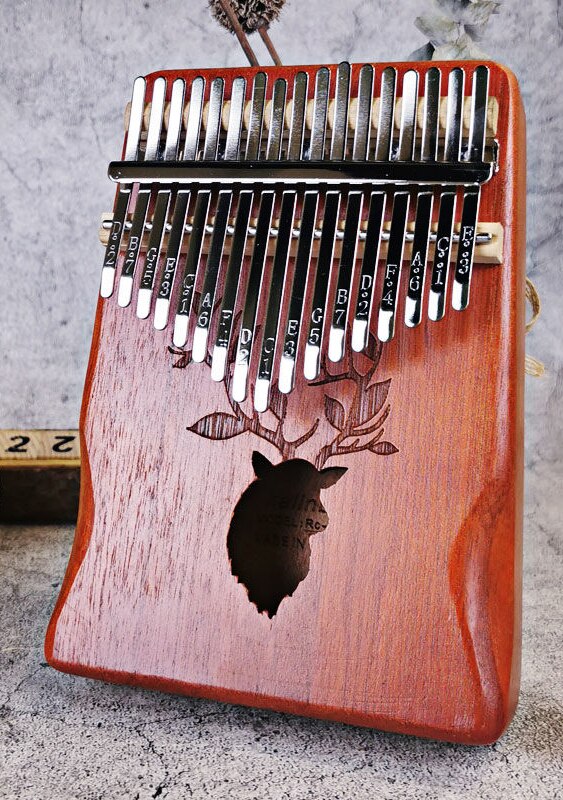 Thumb Piano 17-tone Kalimba Beginner Introduction KAlimaba Finger Piano Portable Instrument Best and Good Sound: A-2