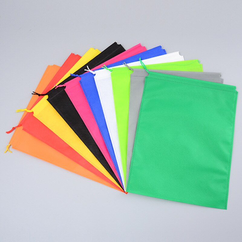 Waterdichte Pakket Schoen Pocket Opslag Organiseren Zak Non-woven Stof Trekken Pocket Trekkoord Tassen Toilettas Case