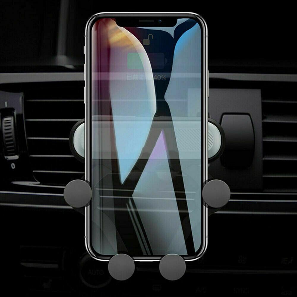 Gravity biltelefonhållare för iphone x xs max samsung  s9 in bilventilationsfäste bilhållare för xiaomi huawei mobiltelefonställ