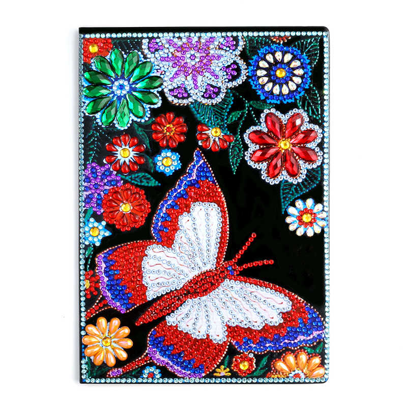5D DIY Diamant Malerei Notizbücher Spezielle bilden Neuheiten Tagebuch Buch Diamant Stickerei A5 Mosaik Malerei Dekor: bi ji ben-12