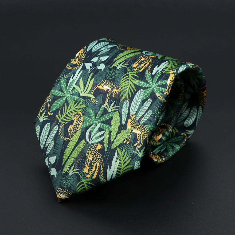 Nieuw heren stropdassen zachte magere stropdas lippen schedel vis hamburger patten print stropdassen voor mannen bruiloft accessoires: Beige