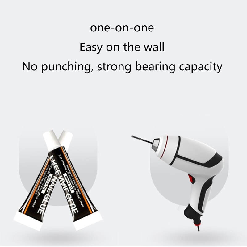Wall Mounted Towel Bar Brushed Single Rod Storage Rack Holder Accessory