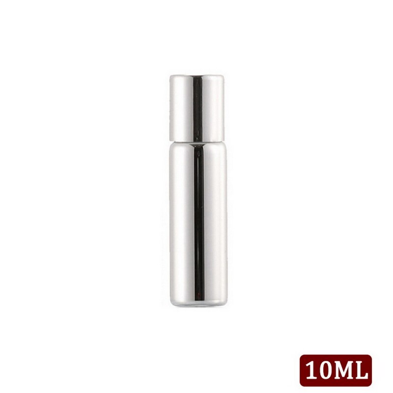 1pc bouteilles d'huile essentielle vaporisateur/rouleau sur acier inoxydable rouleau boule masseur crème pour les yeux parfum rechargeable bouteille vide 5ml 10ml: G332030