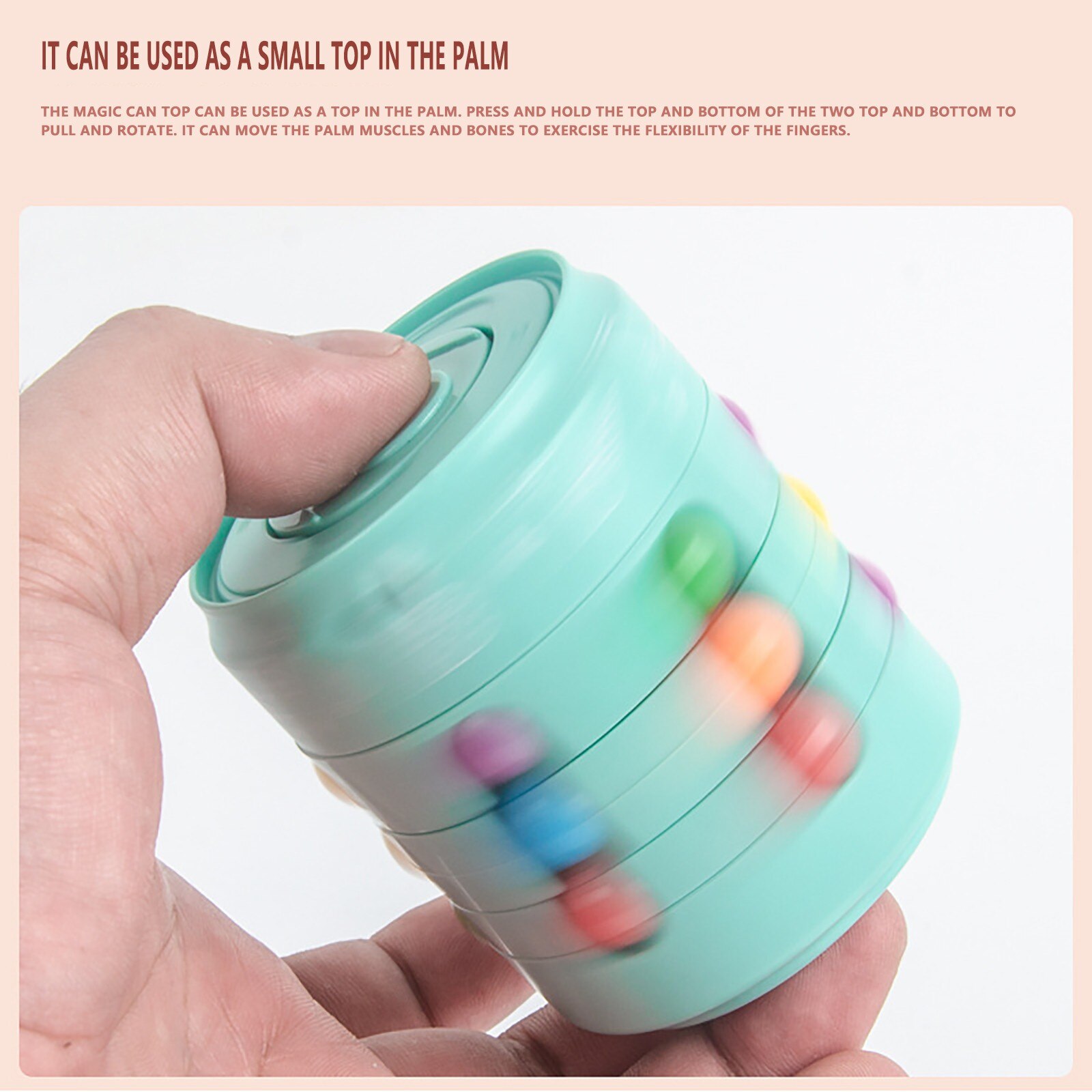 Stress Spel Speelgoed Voor Kinderen Magic Spinning Bean Draaiende Kan Decompressie Speelgoed Kid Kinderen Speelgoed