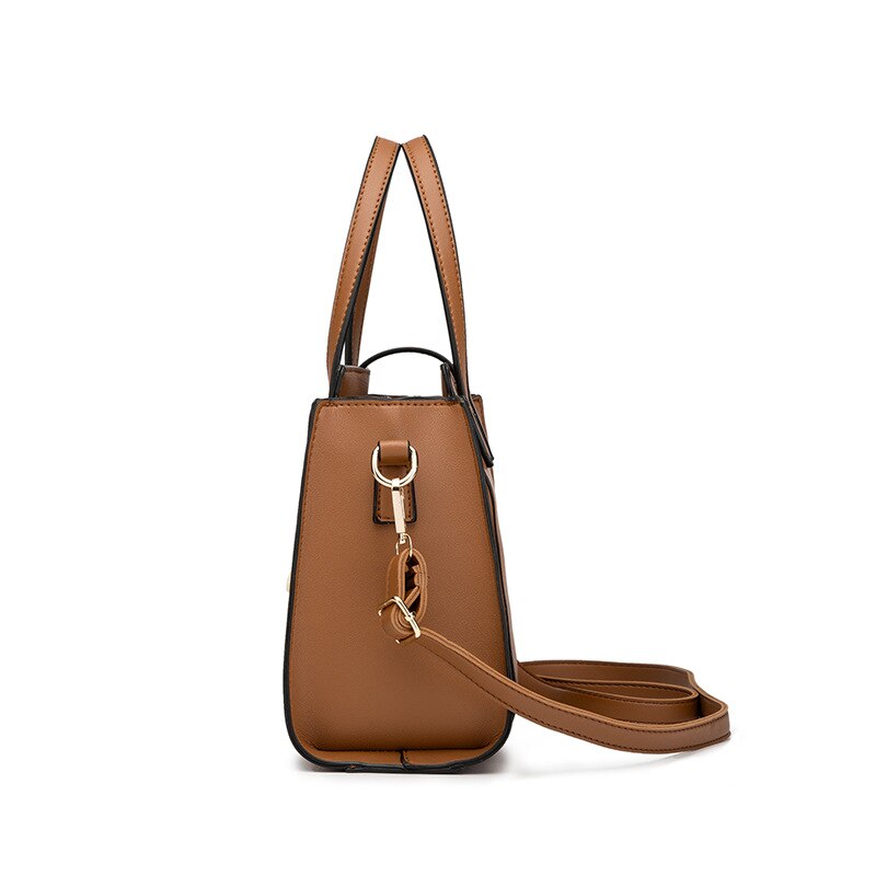 Lelie Koningin Vrouwen Vintage Crossbody Tas Grote Capaciteit Handtas Solid Pu Vrouwelijke Sac Dames Tassen