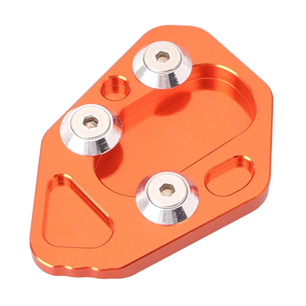 Motorfiets Kickstand Voet Side Stand Extension Pad Ondersteuning Plaat Voor Bmw F800R & HP2 Sport & R1200S 05-08: Oranje