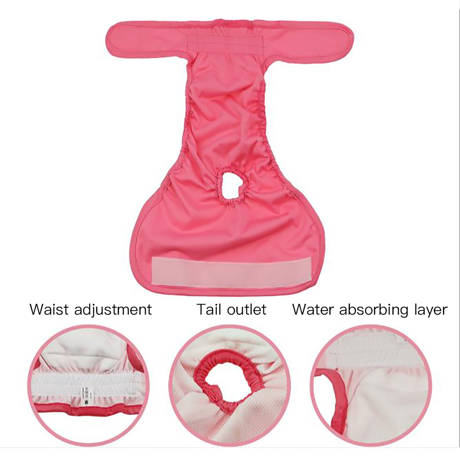 Hond Luiers Luiers Papier Tissue Huisdier Fysiologische Broek Wegwerp Waterdicht Vrouwelijke Hond Matte Set Menstruele Veiligheid Broek