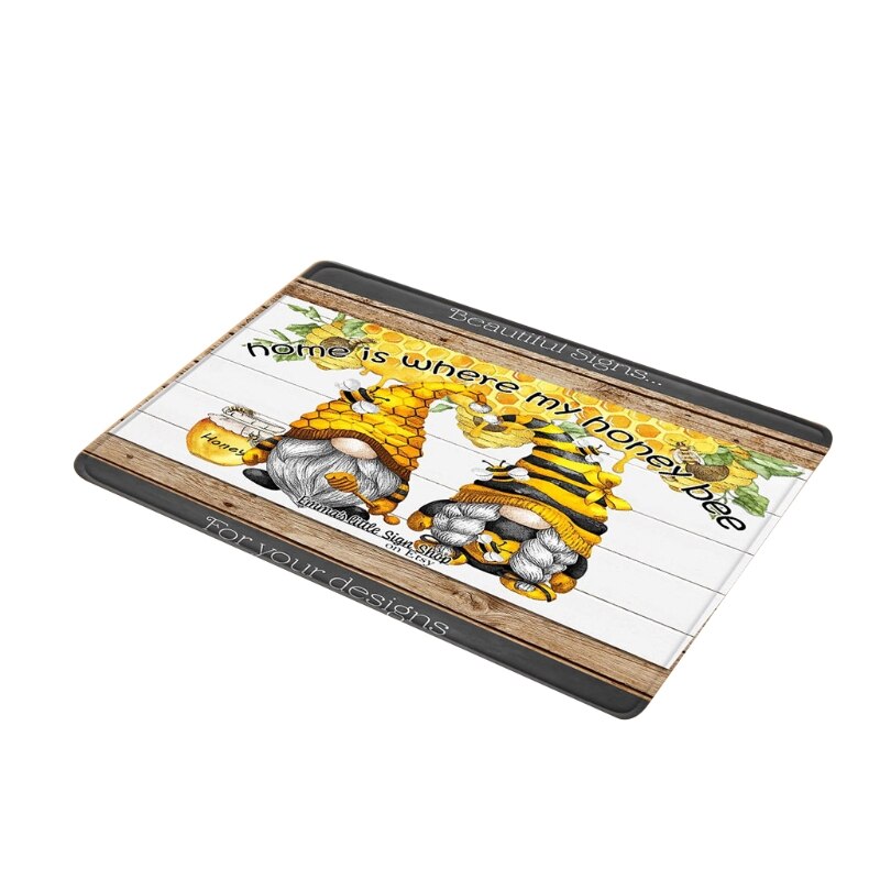 Bee Festival Huis Deur Mat Badkamer Badkamer Antislipmat Slaapkamer Woonkamer Tapijt Vloermat Badkamer Mat badmat