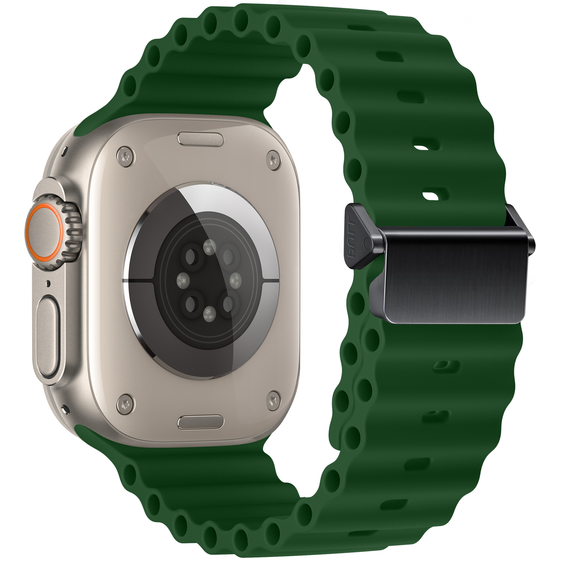 Cinturino per Mela guarda ultra gruppo musicale 49mm 44 45 41 42 46 40mm 38mm 44 45 mm 1:1 Cintura oceano originale serie iWatch 10 9 8 7 cinturini se: M / Celeste alzavola