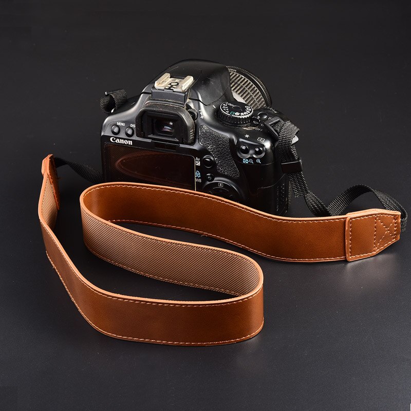 Cámara fotográfica correa de cuero para el cuello DSLR hombro correa de mano para Olympus OMD EPL5 EPL6 EPL7 EPL8 EPL9 E-M5 1 E-M10 Mark III II PEN-F