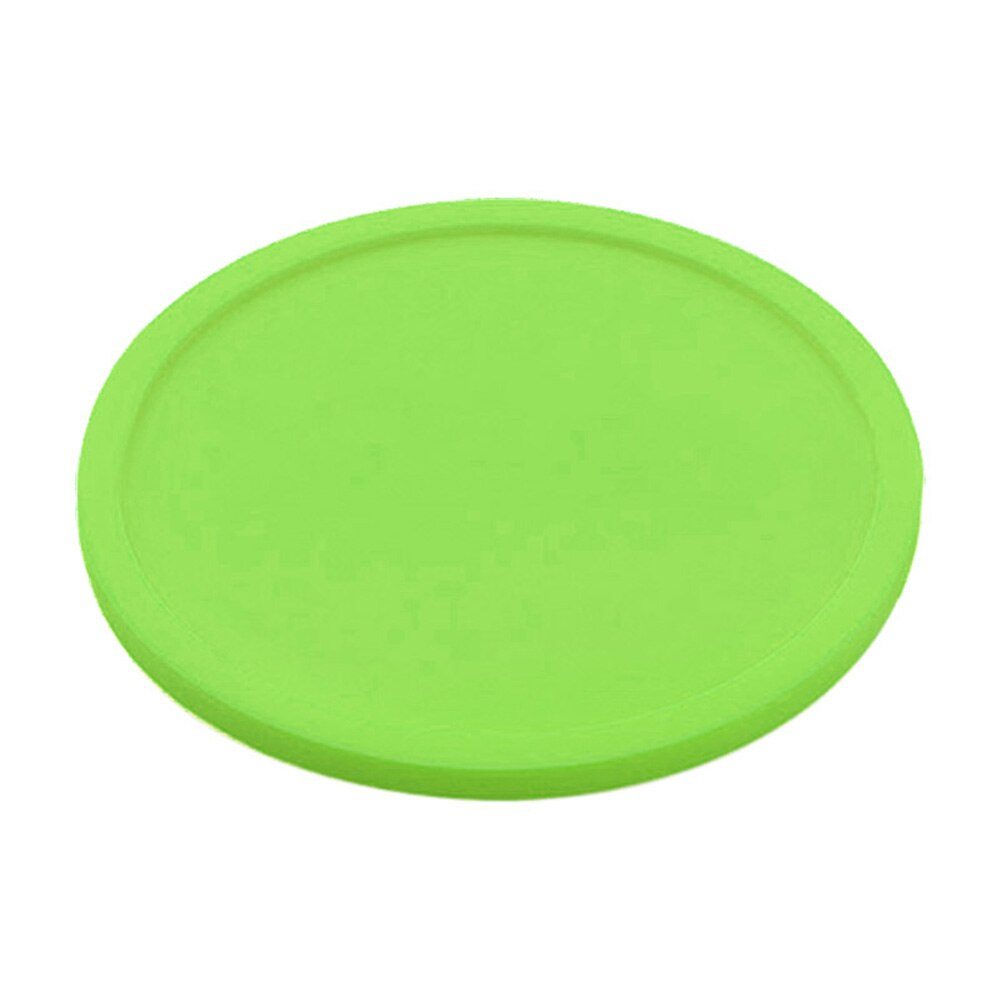 Premium Rubber Siliconen Onderzetters Antislip Ronde Zachte Lip Koffie Bier Mok Wijn Glazen Fles Pad Mat: Green