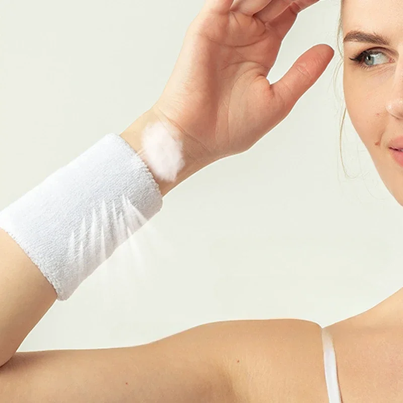 Muñequeras deportivas de toalla, bandas para el sudor de tenis, protector de muñeca para baloncesto, voleibol, pádel, Fitness, envoltura de muñeca, puño, 1 unidad