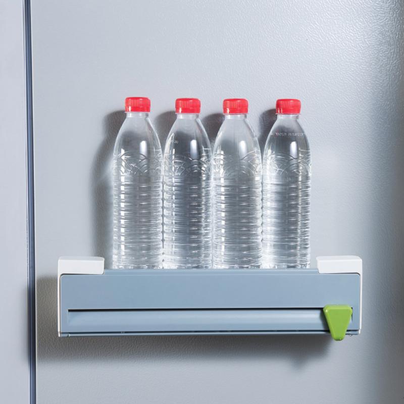 ABS Cling Film Cutter Wall-mounted Food Wrap Cutter Cling Dispenser Durable Non-toxic Storage Organizer For Kitchen Accessories: Default Title