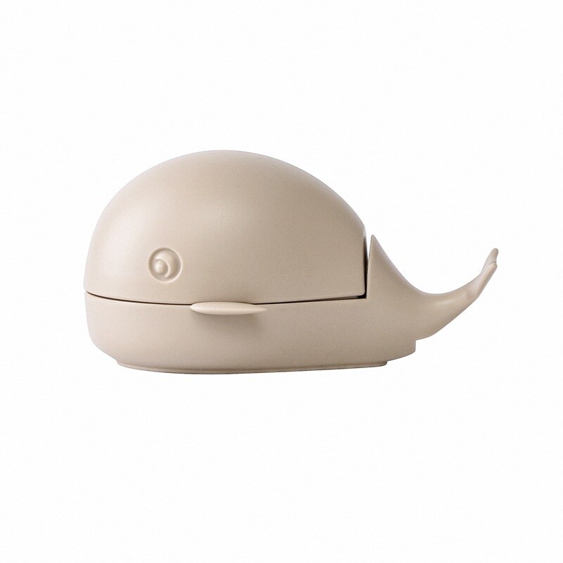 Brosse de lavage de chaussures en forme de baleine, brosse de lavage de vêtements, brosse à cheveux doux, outil de nettoyage familial multifonction: Beige