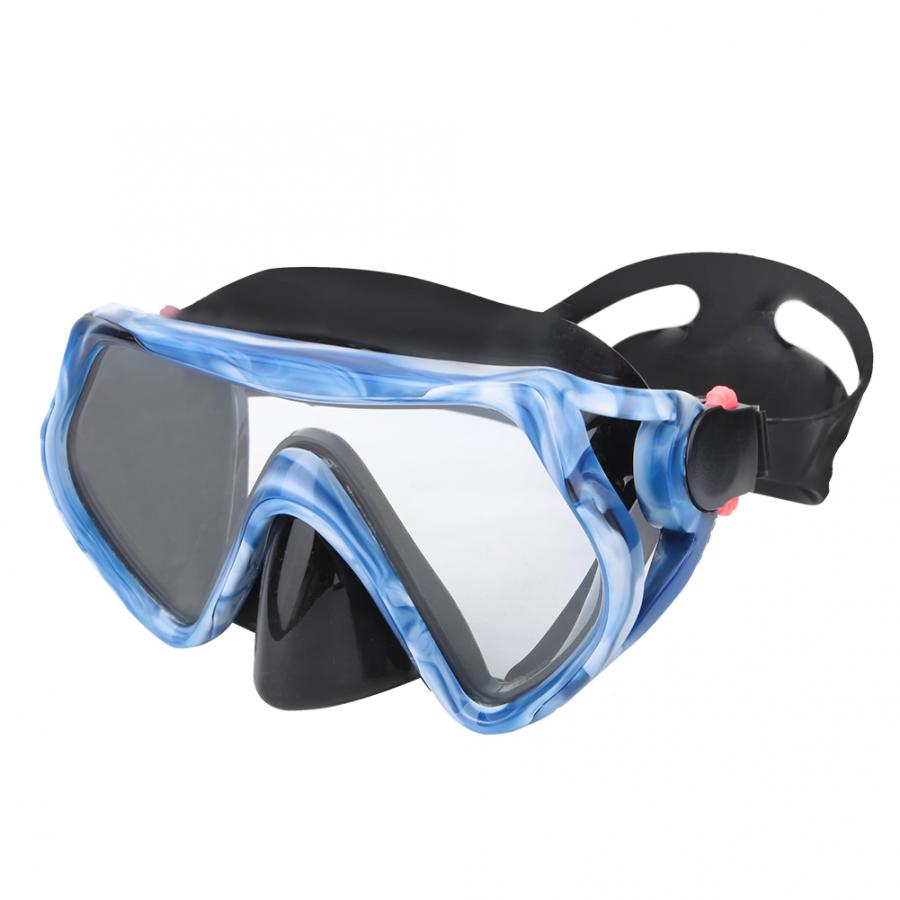 Scuba Diving Mask Unisex Electroplating Anti-fog Snorkeling Scuba Diving Mask Tempered Glasses Lens Swimming Diving Equipment