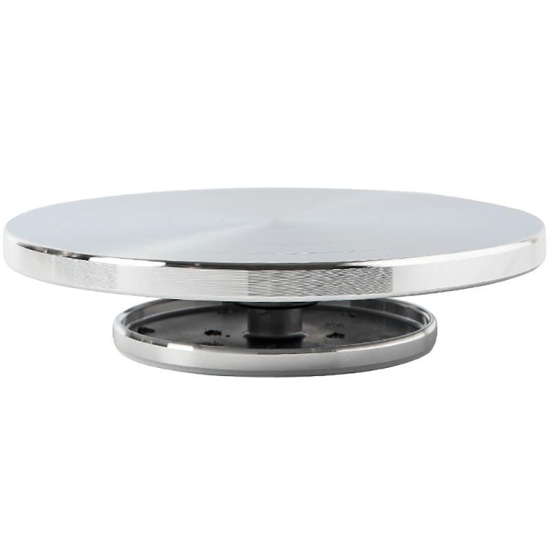15/25/30cm Double Face Aluminum Alloy Turntable for Ceramic Clay Sculpture Platform Pottery Wheel Rotating Tools Turntable Wheel