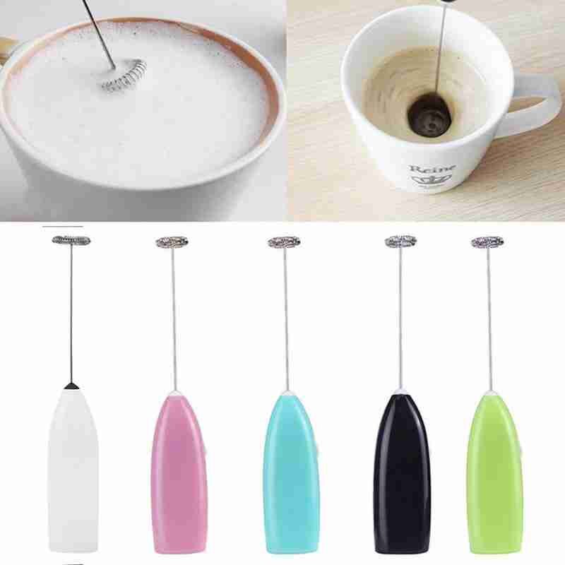Elektrische Hand haushalt küche schneebesen Mini stahl kaffee milch Tee Rührgerät Cappuccino milchschaum mischen Rührgerät