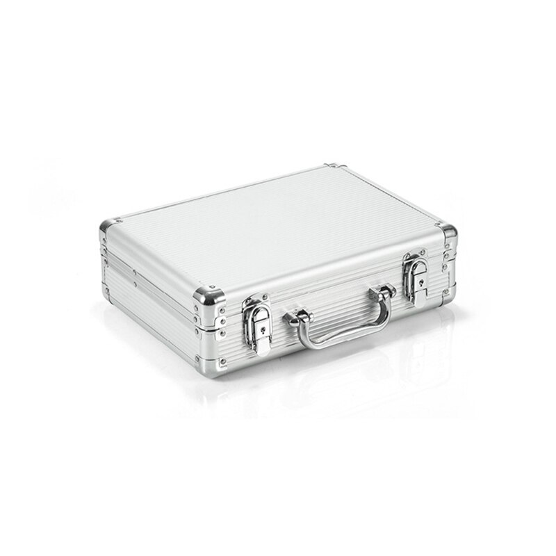 Multifunctional Portable Tool Box Plastic Toolbox Aluminum Toolbox Hardware Tools Boxes: Silver