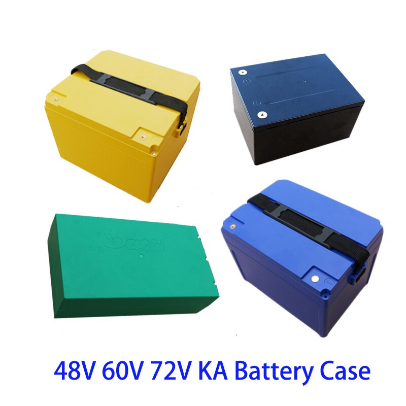 48V 60V 72V KA 20Ah 12Ah Lithium Battery Box 18650 li-ion Pack Cell Housing Case Shell Holder DIY EV eBike E-bike ABS Waterproof