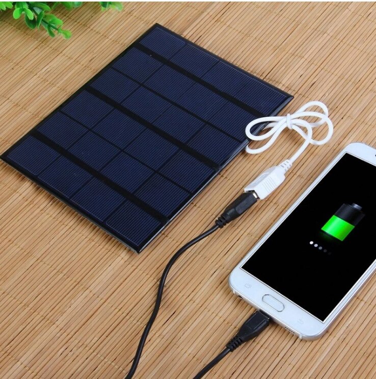 3.5 WUSB zonne mobiele oplader voor mobiele power, solar charger polykristallijne zonnecel zonnepaneel