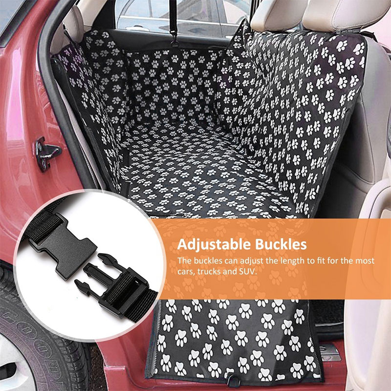 Perro de asiento de coche impermeable trasera Pet Protector para asiento de coche para perros de hamaca Protector con cinturón de seguridad Transportin Perro