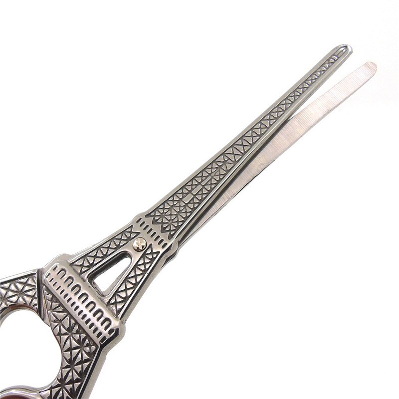 Tijeras antiguas en forma de torre Eiffel, suministros de costura para bordado y costura, de acero inoxidable, de