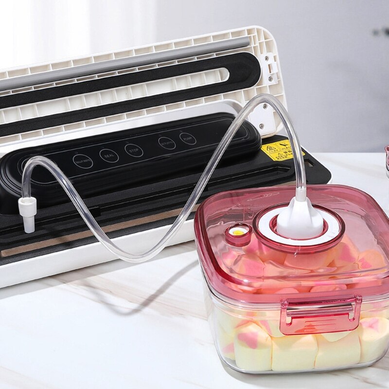 Mason Jars IXROAD - Met 10 Deksels, Type-C Opladen, Digitaal Display Vacuüm Sealer Voor Weckpotten