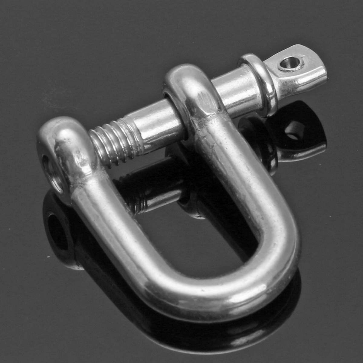 thumbnail image 2 of 10-Pack 3/8" 316 Stainless Steel Chain Shackles - Clevis & Bow Ring For Sailboat Rigging 2 of 5