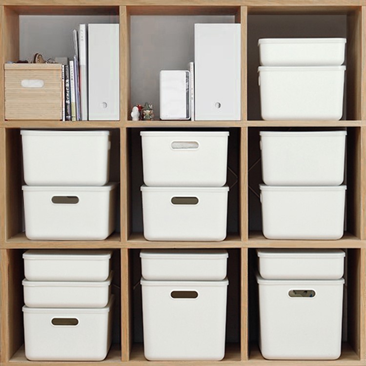 Opbergdoos Met Deksel Plastic Ondergoed Kleding Opbergdoos Kleding Opbergen Opbergdoos Opbergdoos Desktop Opslag Witte Opbergmand