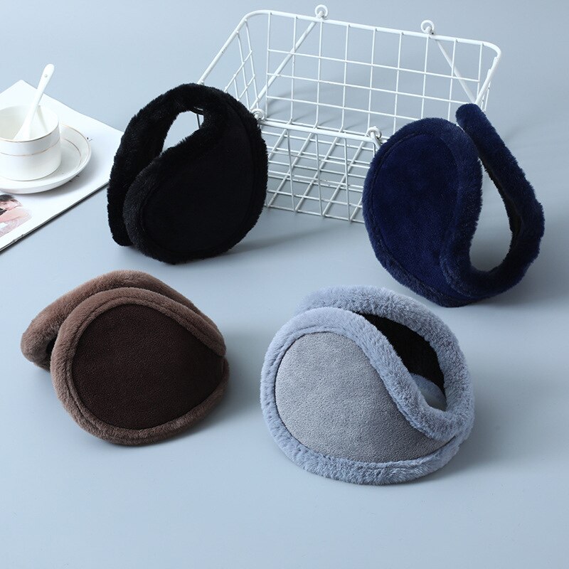 Zimowe nauszniki grube futro nauszniki ciepłe słuchawki akcesoria zimowe dla kobiet mężczyźni nauszniki zewnętrzne nauszniki osłona uszu