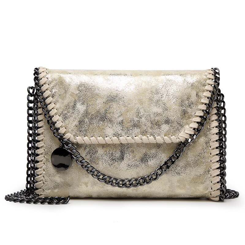 neue frauen Taschen lässig Schulter Bote Tasche Kette Tasche Kleine frauen Kupplung Platz Tasche frauen handtaschen und geldbörsen taschen: golden