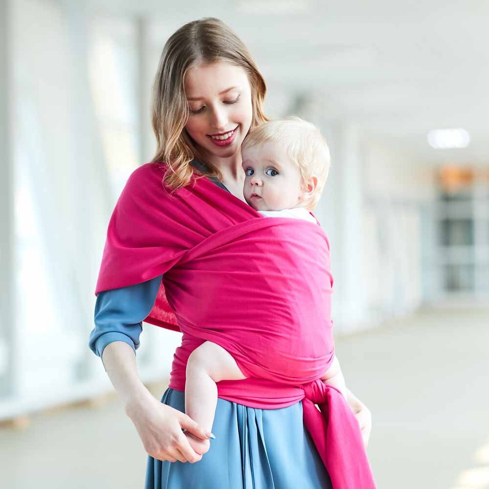 Baby Wrap Carrier,Hands Free Baby Carrier Sling,Lightweight,Breathable,Softness,Perfect for Newborn Infants