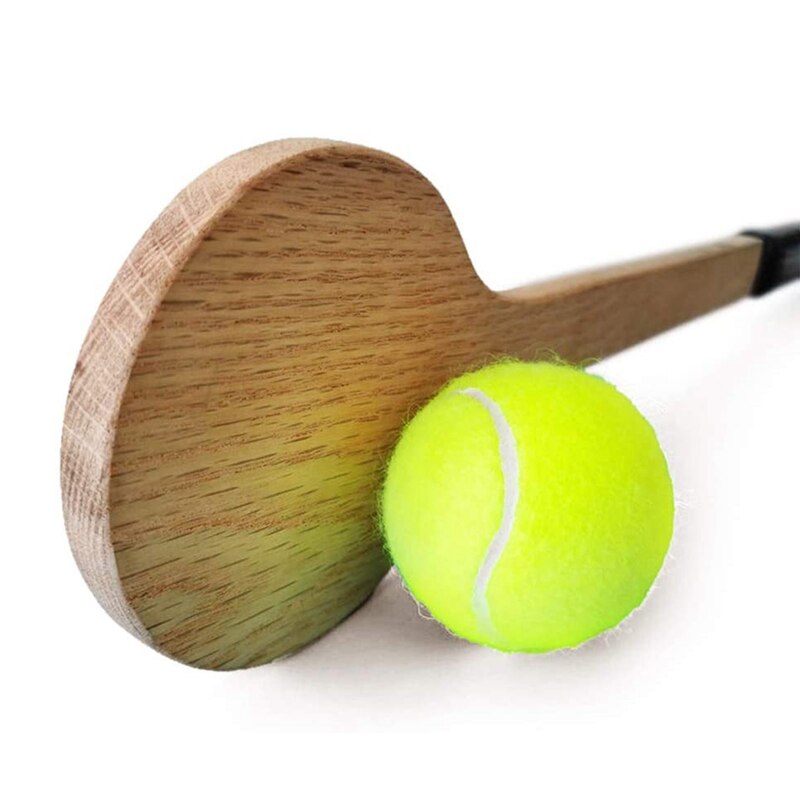 szczyt!-drewniana łyżka rakieta tenisowa tenis początkujący rozrusznik trener przyrząd szkoleniowy tenis praktyka drewniana rakieta nietoperza długa 55Cm