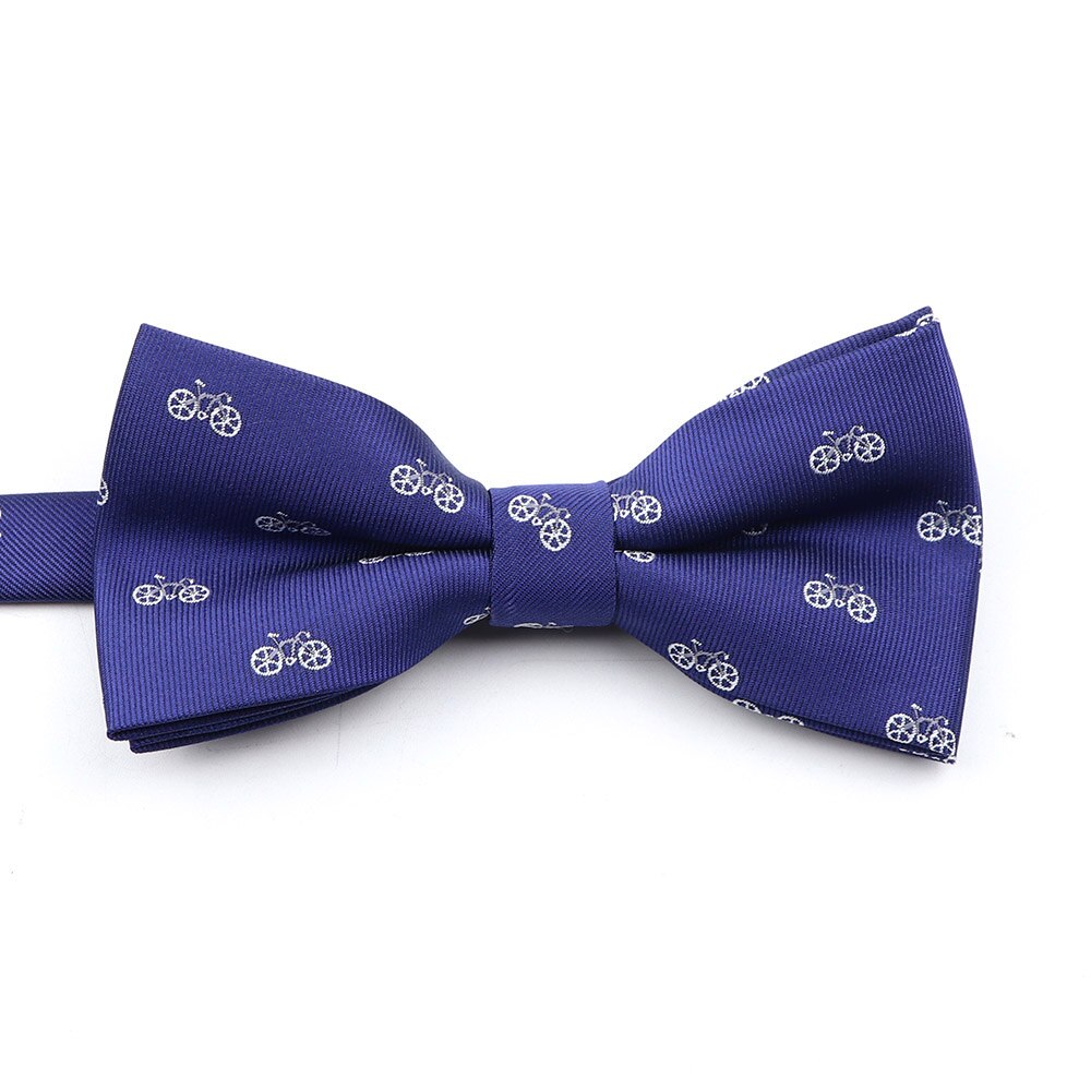 Nuovo papillon tessuto Jacquard per uomo bambino animale insetto Shiba Inu papillon festa di nozze casuale poliestere farfalla regalo carino: adulto 7