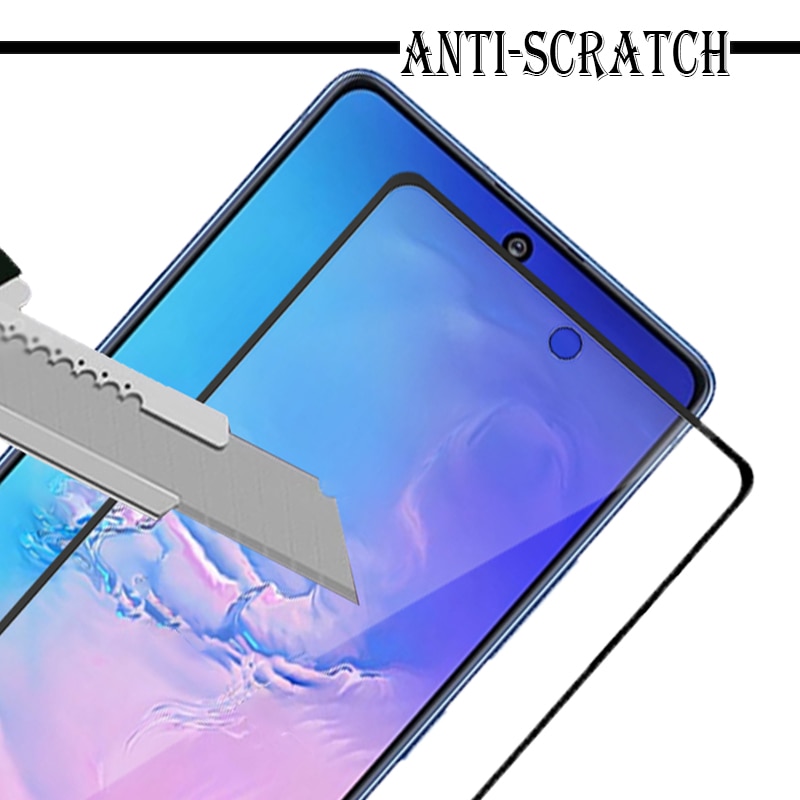 2in1 protective case for samsung s10lite light screen protector galaxy s10 s 10 lite lit with camera glass lens cam protection