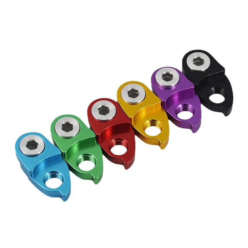 1 unidad de extensión de suspensión de cambio trasero de bicicleta, extensor de aluminio para bicicleta de carretera, marco de ciclismo de montaña, extensor de gancho trasero, piezas de bicicleta