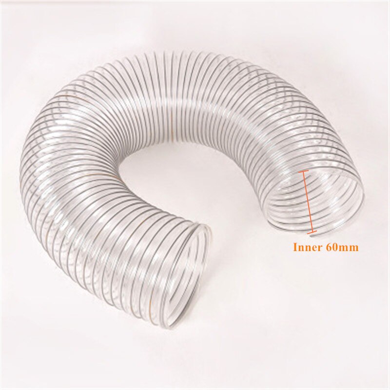Soft 60mm Inner Diameter Suction Tube Cleaner Hose Bellows Straws Thread Hose For Home Durable vacuum Cleaner Parts