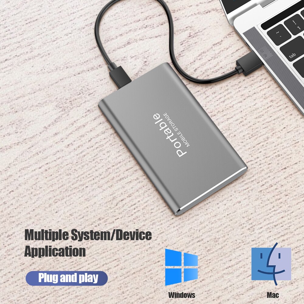 Z20 Mobile Hard Disk External Storage SSD Hard Drive Solid State 2/4/8TB USB 3.0 Mobile Hard Drive